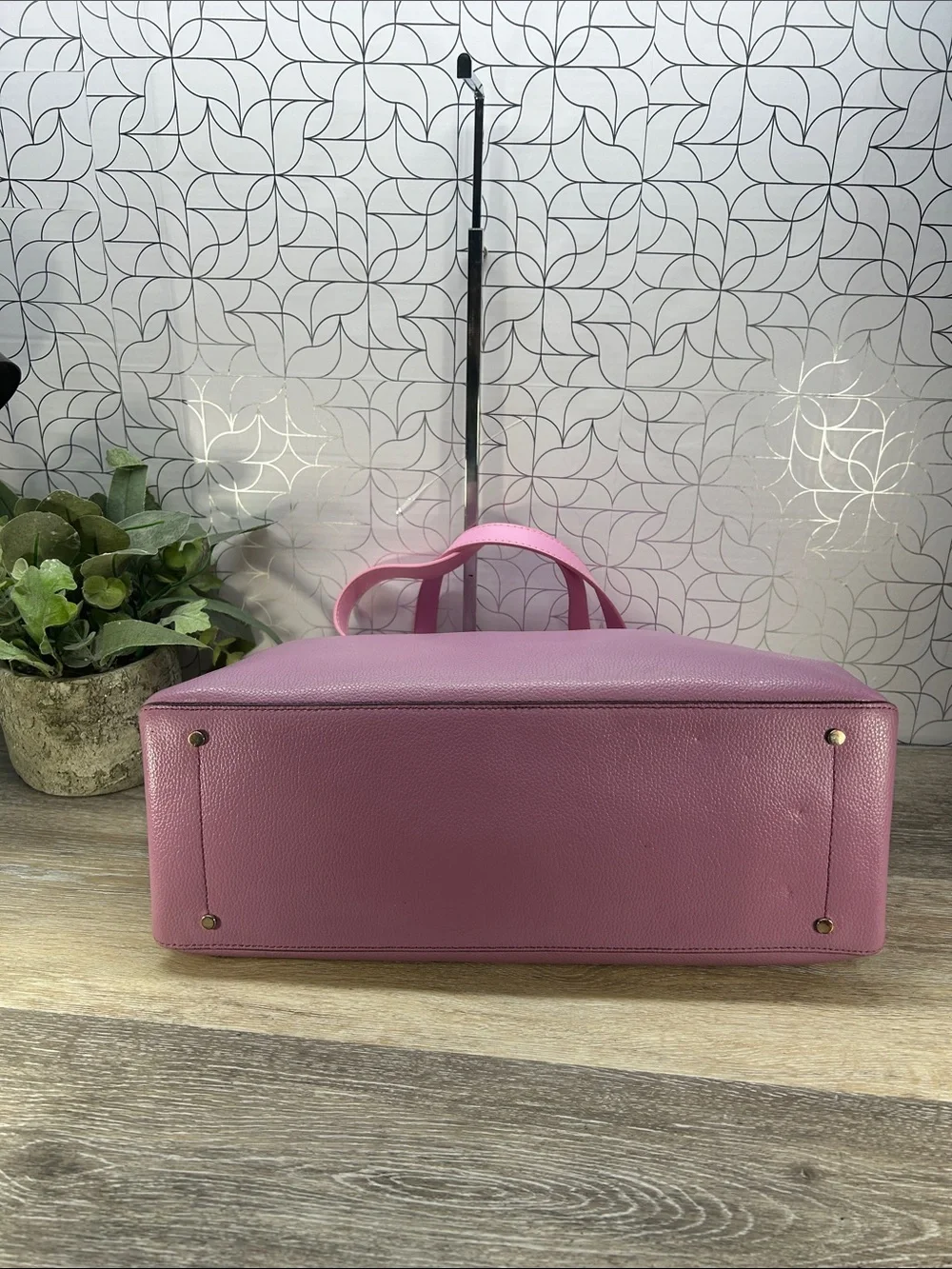 Kate Spade pink purple tote bag